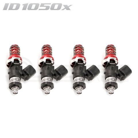 ID1050-XDS Injector 48mm Length, 11mm Red Adaptor Top, Denso Lower Cushion Set of 4