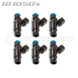 ID1050-XDS Injectors Set of 6, 48mm Length, 14mm Top O-Ring, 14mm Lower Adaptor
