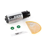Deatschwerks DW300C 340lph Compact Fuel Pump w/Mounting Clips + Install Kit (WRX 08-14/STi 2008+)