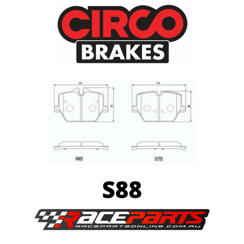Circo Brake Pads REAR (Supra A90 GTS)
