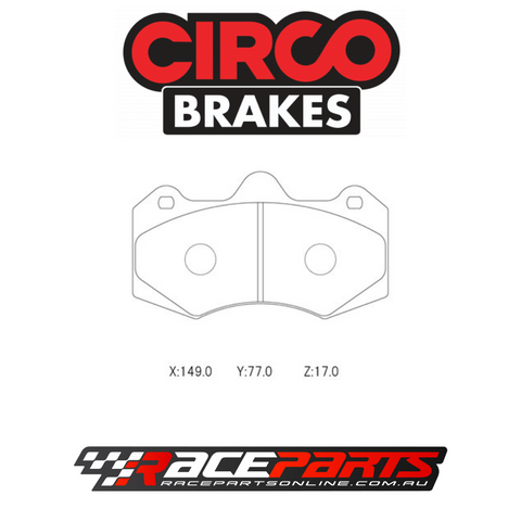 Circo Brake Pads FRONT (VE / VF HSV 4 Pot AP Racing)