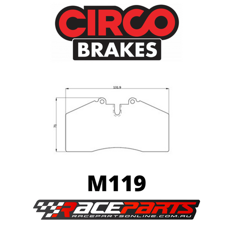 Circo Brake Pads FRONT (Harrop / HSV / Porsche)
