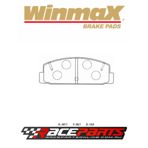 Winmax Brake Pads REAR (RX7 FD / FC)