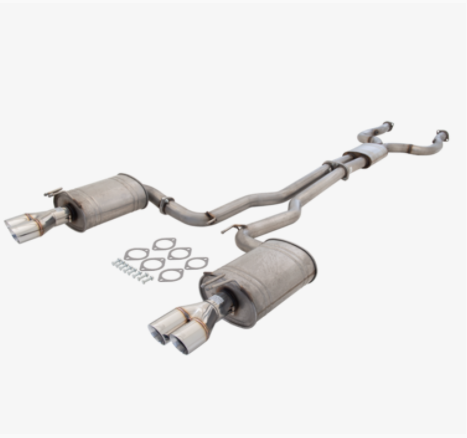 Xforce Twin 2.25in Cat-Back Exhaust - Non-Polished Stainless (Commodore VE-VF)
