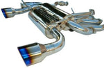 Invidia Gemini Cat Back Exhaust w/Ti Straight Cut Tips - Nissan Skyline V36/Infiniti G37 V36 (Coupe)