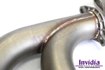 Invidia Q300 Non-Valved Catback Exhaust w/Oval Ti Rolled Tips - VW Golf R Mk7