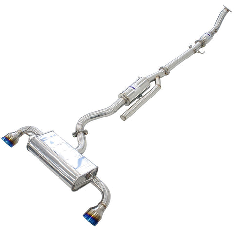 Invidia Q300 O2 Back Exhaust w/Catless Front Pipe, Ti Tips - Toyota Yaris GR XPA16R