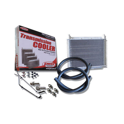 PWR Trans Oil Cooler Kit 280x255x19mm 3/8 Barb (Commodore VE 06-11)