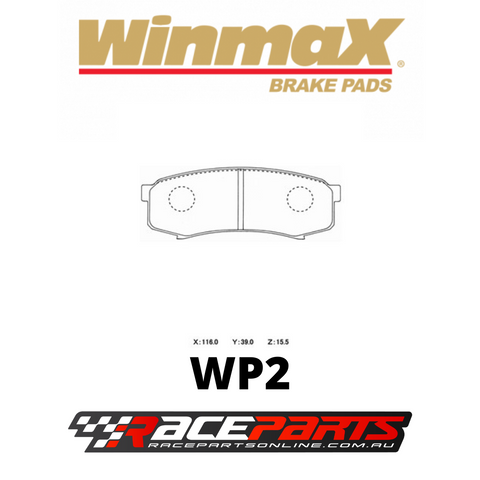 Winmax Brake Pads REAR (Toyota Landcruiser 70 & 80 / FJ Cruiser  / Pajero)