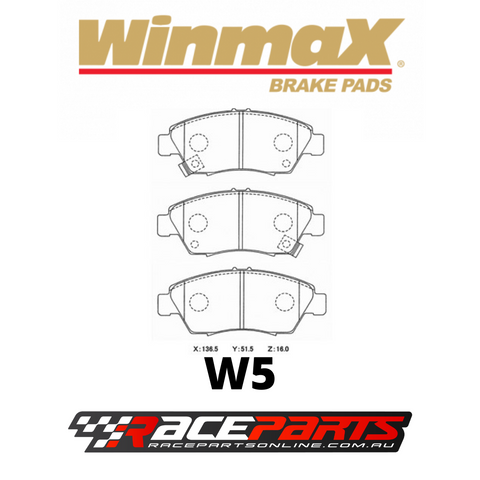 Winmax Brake Pads FRONT (Honda Integra DC5 IS / Civic EG)