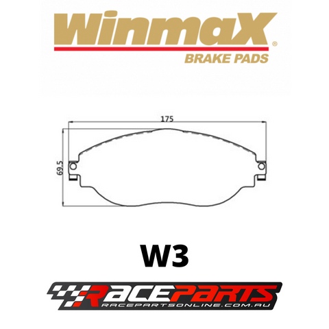 Winmax Brake Pads FRONT (Volkswagen Golf R VII / Audi S3 Quattro 8VI)
