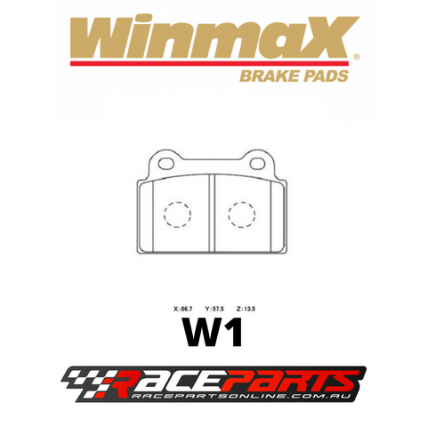 Winmax Brake Pads REAR (Mitsubishi Lancer Evolution X Brembo)
