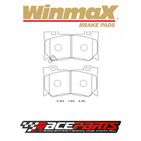 Winmax Brake Pads FRONT (Nissan 370Z | Akebono)