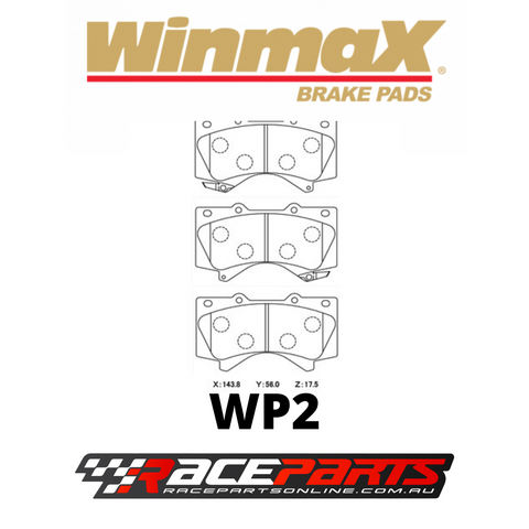 Winmax Brake Pads FRONT (Toyota Landcruiser 200 Series)