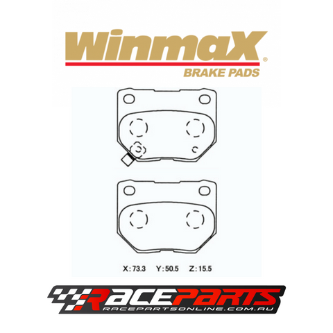Winmax Brake Pads REAR (WRX 01-07 / Nissan 300ZX / Skyline Turbo)