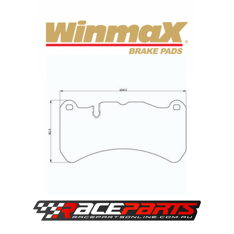 Winmax Brake Pads FRONT (Brembo 6pot WRX STI 2017+ / Ford FPV Falcon GT / Mercedes CLK55)