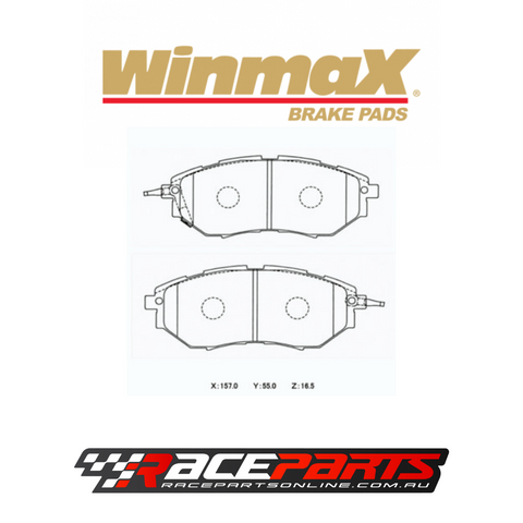 Winmax Brake Pads FRONT (WRX 14+ / Liberty / Legacy / Outback)