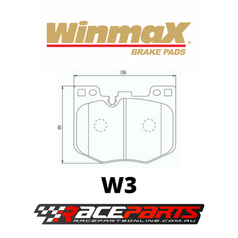 Winmax Brake Pads FRONT (Supra A90 GT/GTS)