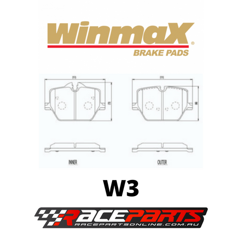Winmax Brake Pads REAR (Supra A90 GTS)